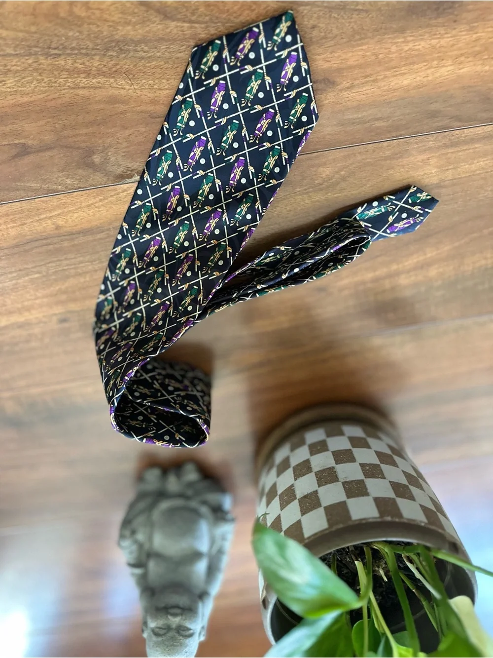 Beverly Hills Polo Club Vintage Golf Novelty Tie - Picture 8 of 10
